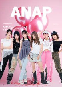 「ANAP」PRモデルオーディション入賞者6名の渋谷センター街ヒットビジョン広告デザイン